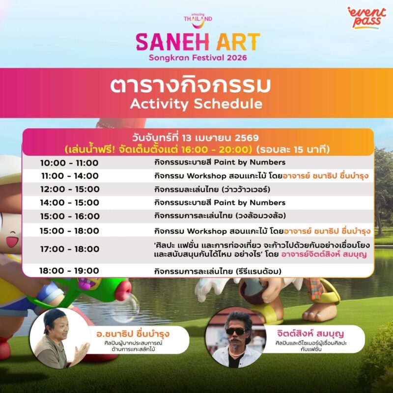 สงกรานต์นี้ไม่ต้องไปไหนไกล! เช็กอิน "Saneh Art by Songkran" ดูอาร์ตทอยยักษ์กลางสวนลุมฯ 5 667266582 10166685559041756 2244789061551777130 n